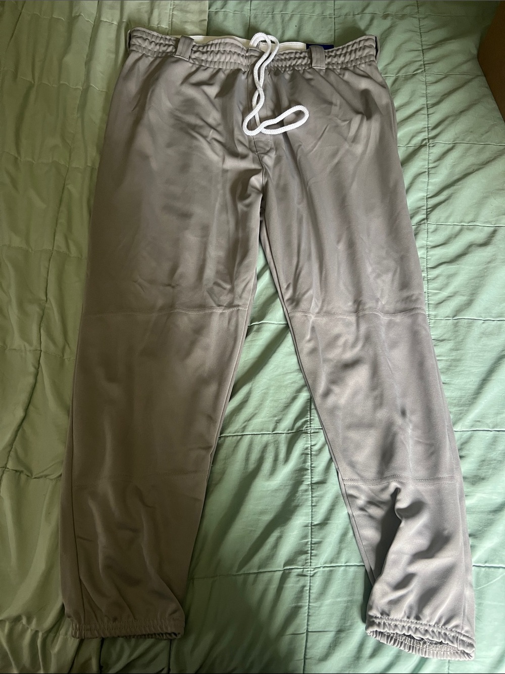 Men's Rawlings Baseball Drawstring  Pants - Gray